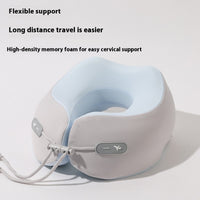 Memory Foam U-shaped Pillow Travel Neck Pillow Storage