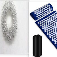 Acupressure Massage Mat With Needles Set Back Massager For Neck Foot Kuznetsov's Applicator Massage Pad Yoga Mat With Pillow