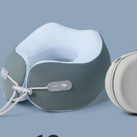 Memory Foam U-shaped Pillow Travel Neck Pillow Storage